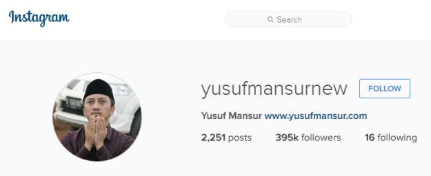 Instagram Ust. Yusuf Mansur